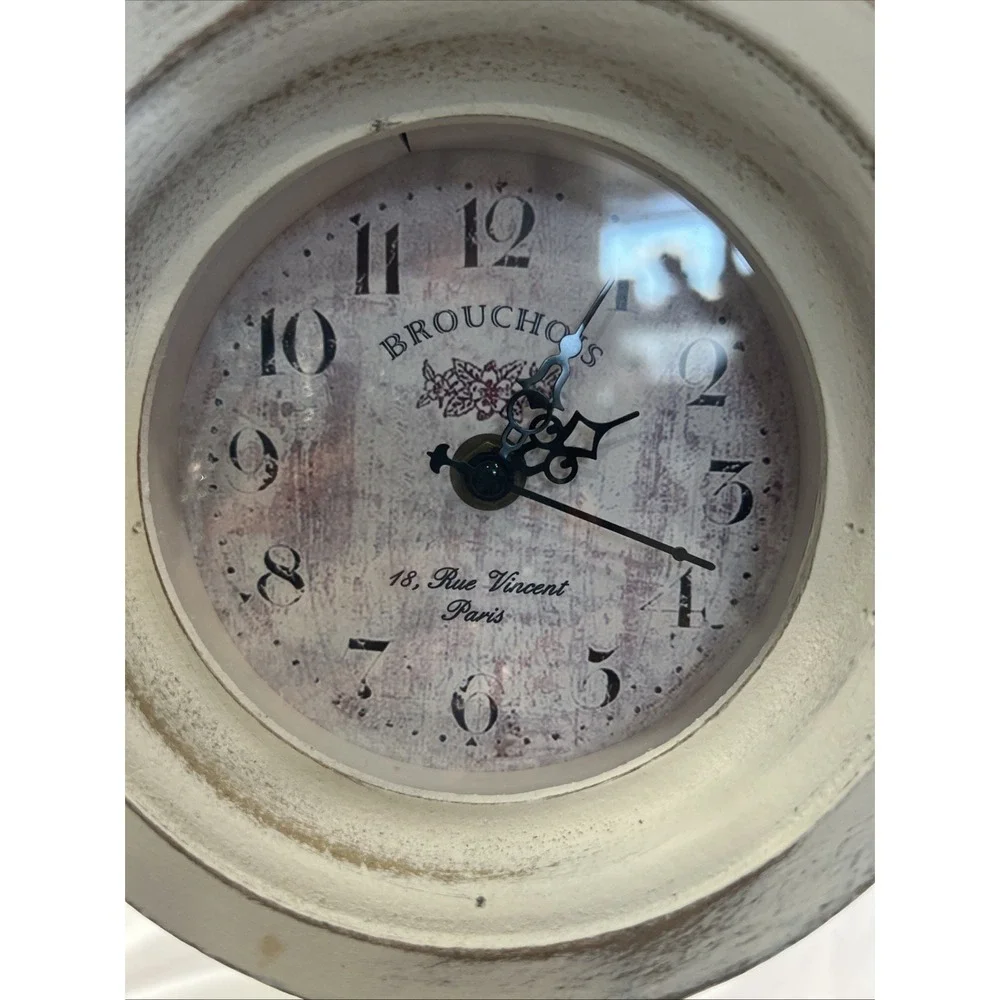 Vintage Pier‎ 1 Wooden Battery Operated Clock 22